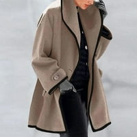 Trenče kaput Ženske padajuće sisete dugih rukava Trendi jakne kaputi zimske odjeće topli kaput Cardigan