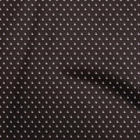 Onuoone Georgette viskoza crna tkanina Geometrijska šivaća tkanina od dvorišta tiskana DIY odjeća šiva