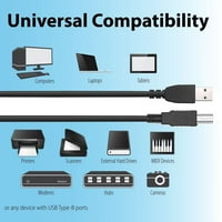 -Geek 6ft USB kabel za HP PSC 1410V 1610V 1350V 2410xi 1350xi štampač