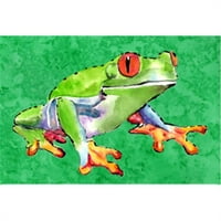 Frog vlaga Wilure tkanina Standardni jastučnica - In