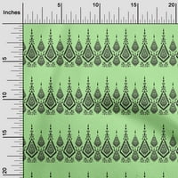 Onuone pamučni dres limeta zelene tkanine blokira šivaće tkanine na dvorištu tiskanim diy odjećom široko