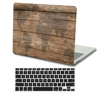 Kaishek Hard Case za MacBook Pro 15 + crni poklopac tastature A1398, nema CD-ROM World Map 39