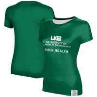 Ženska zelena UAB Blazers Majica javna zdravstvena majica