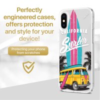 Case Yard iPhone-XS-MA Case Clear Mekani i fleksibilni TPU ultra niski profil Slim Fit tanki udarni