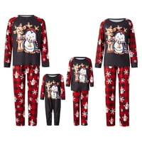 Gwiyeopda božićne pidžame za porodičnu aparat od jelena Pijamas set PJS Xmas Jammies Sleep odjeća