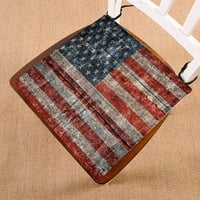Drvena američka državna stolica za zastavu sjedalo sjedalica za jastuke jastuk kat jastuk dvije strane