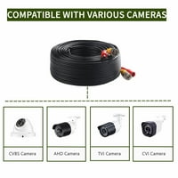 Na 100ft BNK BNC video žičani kabel kompatibilan sa Swann 1080p 720p 960H itd. Kabel kabela