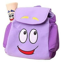 Dora Explorer ruksak spasilačka torba sa mapom, predškolske igračke ljubičaste