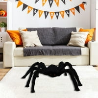 Pročišćavanje vežera Halloween Giant punjeni paukovni igrački ogroman realistični crni pauk punjeni