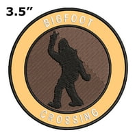 Bigfoot prelazi 3,5 Iron na ili šivanje na vezenu mrlju tkanine za patch neobjavljene misterije ikonične