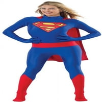 Superman Supergirl Zentai Bodisov za odrasle Halloween kostim