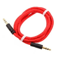 AU kabelski adapter automobilski stereo aux-in audio kabl zvučnik Jack Wire Crvena K7P za Doro Pinteasy