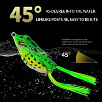 Frog Frue mekani tužni mamac Plastika sa ribolovnim kukama topwaterxp d0b6