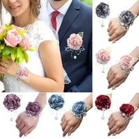 Cvjetni zglob CORSAGE ruže ručni zglob Boutonniere Elegantni vjenčani pribor za vjenčanje ručni buket