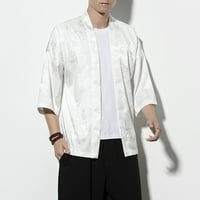 Muška moda Hanfu kaput kardigan labav bajka RETRO tanga odijelo