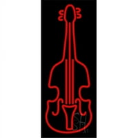 Red Violin logo Neon znak, in