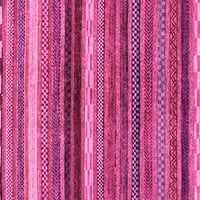 Ahgly Company Indoreni pravokutnik Sažetak ružičaste moderne prostirke, 5 '8'