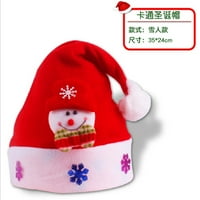 Božićni zadebljani šešir, zabavni unise Dekorativni šešir, Djed Mraz Porodično Obiteljski dječji Xmas
