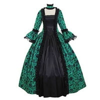 Jsaierl Halloween kostimi žene plus veličina Vintage renesansne haljine Gotičke irske kostime princeze