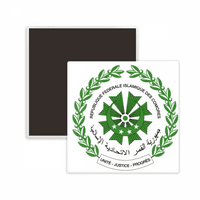 Moroni Comoros National Emblem Square Cercos Frižider Magnet održava memento