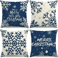 Goory Božićni mekani dekor Jastuci Moderni ukrasi za odmor Jastuk 18x18 Kompozitni jastuk za spavaću
