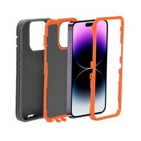 Apple iPhone CASSO otporan na udarce Off Cast cover Cell Cljun tamno siva i narandžasta boja