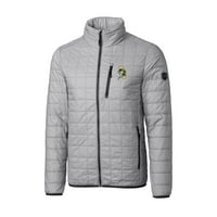 Muški rezač i Buck Sivi Green Bay Packers Backback Logo Rainier Primaloft Eco izolirana puffer jakna