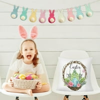 Odmora Spring Spring Uskrs obuhvaća ukras za kućni zečji poklopci plišani dekor Bunny vanjski jastuk