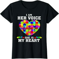Jesam li joj glas, ona mi je majica autizma moje srce autistična kćerka majica
