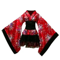Kimono Cosplay haljina japanska sobarica Anime Lolita Outfit Fancy S Tradicionalna kostimska suknja