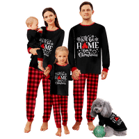 Usklađivanje obiteljske božićne pidžame vesele božićne tiskane veličine djece-djece-ljubimac-kućne ljubimce