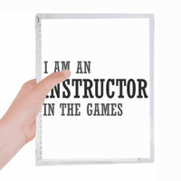 Ja sam instruktor u igrama bilježnica Labav dnevnik puniti