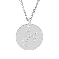 Jikolililili constellation ogrlica ogrlica Diamond čelična ogrlica nakit Dainty personalizirana ogrlica