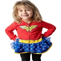 Bros Justice League Wonder Women Little Girls zatvara kostim kapuljača do velikog deteta