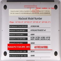Kaishek Hard Shell pokrivač samo za objavljeni najnoviji MacBook PRO S s mrežnim prikazom modela: A