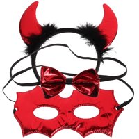 Besponzon setovi uloga-igrajući đavola o rog za glavu za glavu za Halloween Cosplay