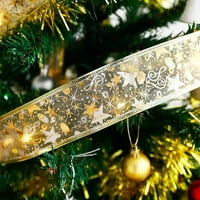 Farfi božićna vrpca vruće žigosanje ukrasnog platna ručno izrađena dizajna pakiranje vrpce za zabavu