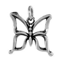 Sterling srebrni leptir privjesak na antikvitetu