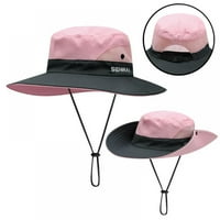 Ribolovni šešir Sun UV zaštita UPF 50+ Sun Hat Bucket Ljetni muškarci Žene Veliki široki BOB planinarenje