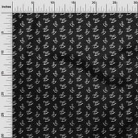 Onuone rayon crna tkanina dječja igračka kućna haljina materijal materijal tkanina za ispis tkanine
