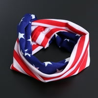 Amerika zastava Patriotske trake za glavu USA zastava elastične turban bandana glava za patriotski događaj