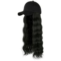 SHPWFBE perika kapa za bejzbol kapa kose val kovrčava frizura podesiva kapa peka pričvršćeni dugim kosom