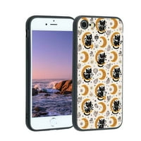 Kompatibilan sa iPhone telefonom, Mystic-Cute-Black-Lunar-Mačke - Kućište za muškarce, fleksibilno silikonsko