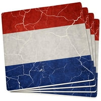 Nevolje zastava Nizozemske zastave Square Sandstone Cast