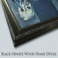 Hladno svjetlo Dvokrevetna maštena velik veliki crni ukradeni uokvireni filmski poster umjetničko otisak