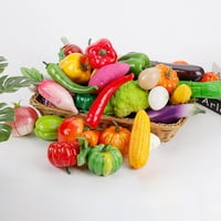 Simulirano povrće Zeleni PVC materijal lažni model od povrća Model Domaći dekor