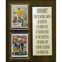 & I kolekcionar u. Carson Wentz NCAA North Dakota State Bison Dvije karton Stat plaketa