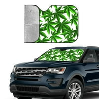 Cannabis marihuana vjetrobransko staklo za kamion za kamione SUV sklopivi uv-otporan na automobil suncobran