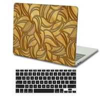 Kaishek Hard Shell CASE CASS SAMO Kompatibilan - Objavljen najnoviji macBook Pro 13 sa + crni poklopac