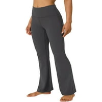 Ženska djevojka joga hlače padajuće proljetne pantalone u boji čvrste boje za žene visokog struka za